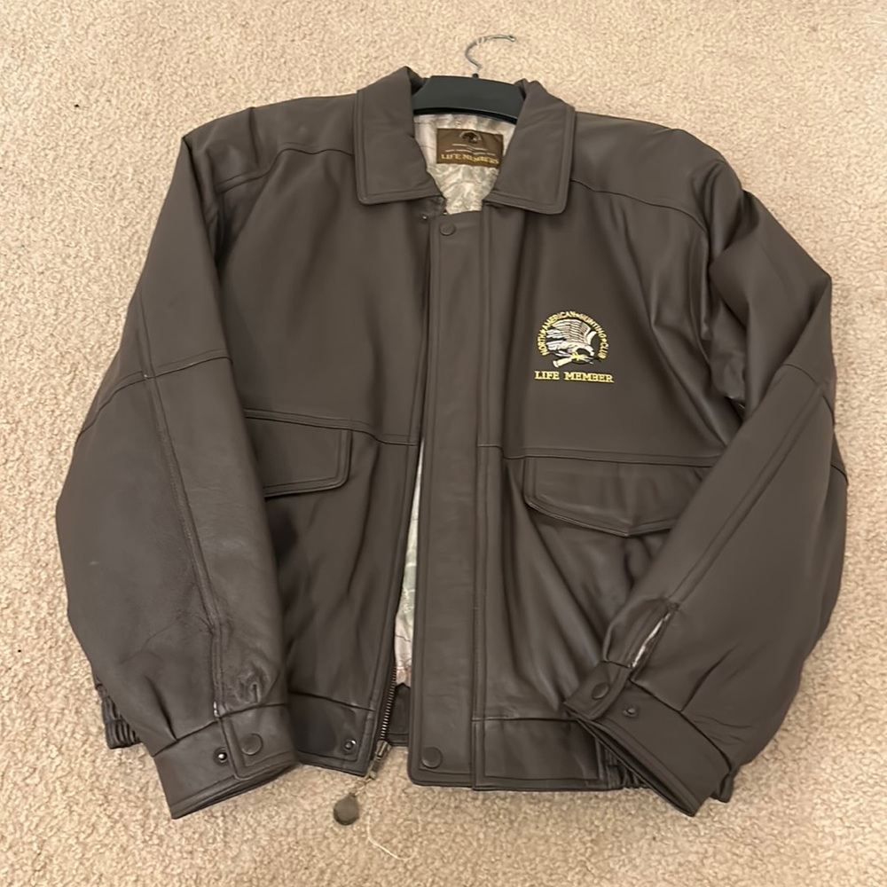 VTG North American Hunting Club Leather jacket